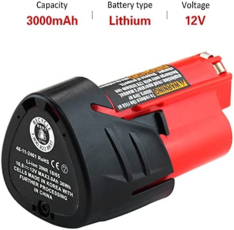1674264667 981 Dosctt 2 Pack 30Ah 12V Replacement Battery Compatible with Milwaukee