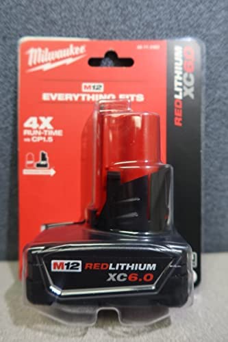 Milwaukee 48 11 2460 M12 REDLITHIUM XC60 Extended Capacity Battery Pack