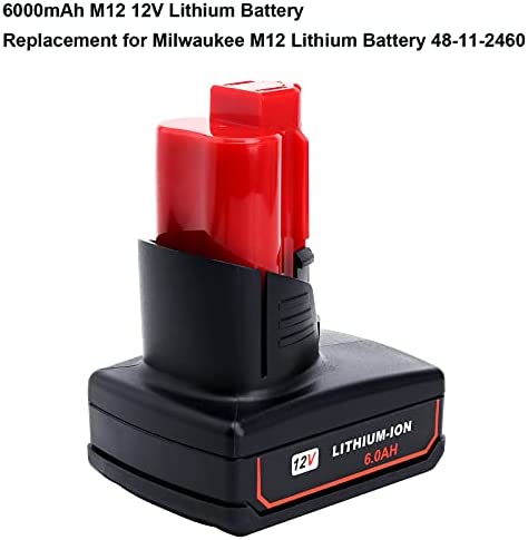 1676104872 793 Yongcell 2 Pack 12V 60Ah M12 Battery Replacement for Milwaukee 12 Volt