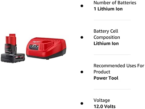 1676540749 221 Milwaukee M12 12 Volt Lithium Ion XC Battery Pack 40 Ah and