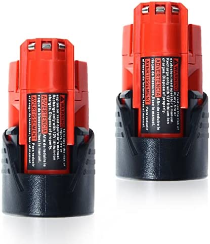 Bdreer 2 Pack 3000mAh 12V Lithium Ion Replacement Battery Compatible