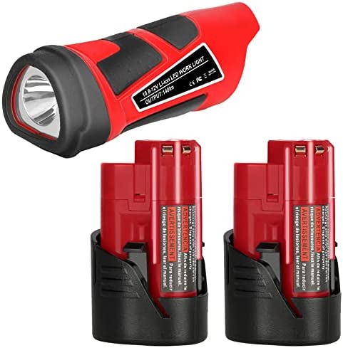 JYJZPB 2 Pack 30Ah 12V Lithium Battery Replace for Milwaukee