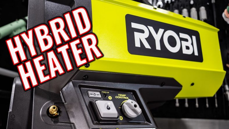 HEAT IT UP with the RYOBI PCL801 18V One+ Hybrid Forced Air Propane Heater Review