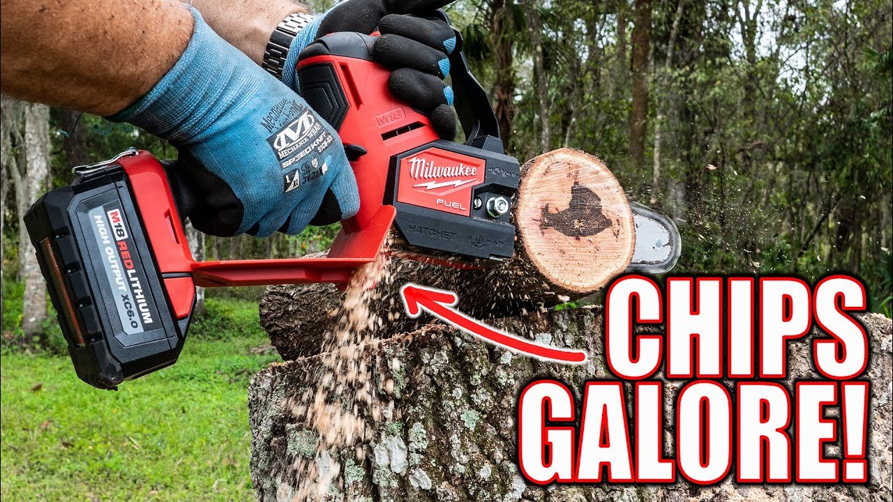 Mini Chainsaw For Milwaukee M18 Battery, 8-Inch Cordless (Battery Not
