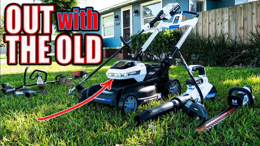 Does WALMART Have the Goods?  HART 40V Brushless Battery Powered Tools [ELECTRIC MOWER and LAWNCARE]