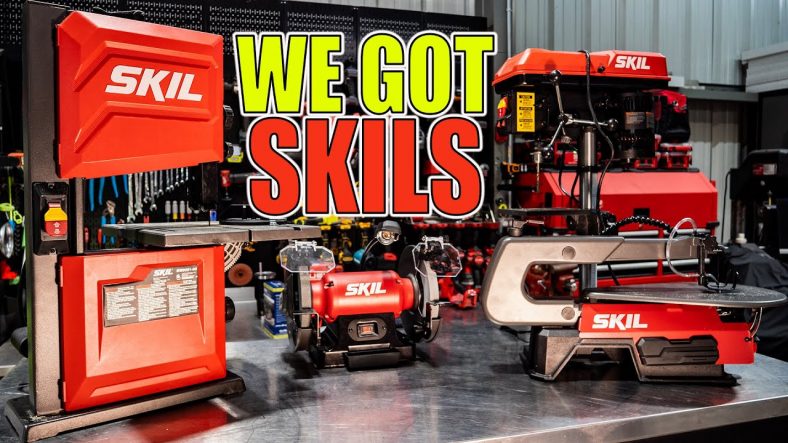New BenchTop Tools from SKIL Grinder, Band Saw, Drill Press, and Scroll Saw
