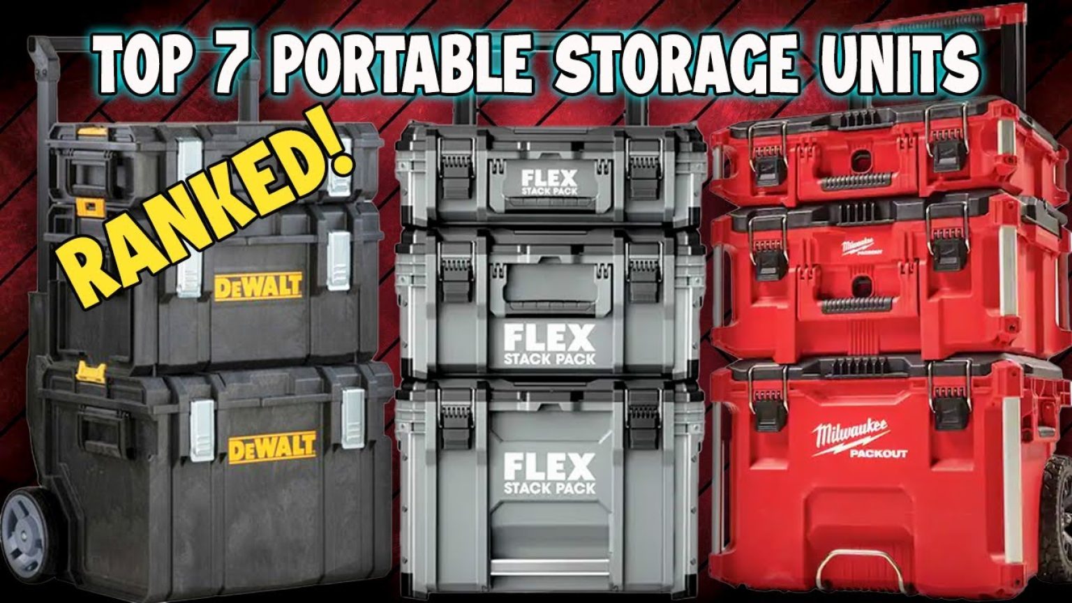 BEST Portable Tool Storage systems (RANKED) WATCH BEFORE YOU BUY ...