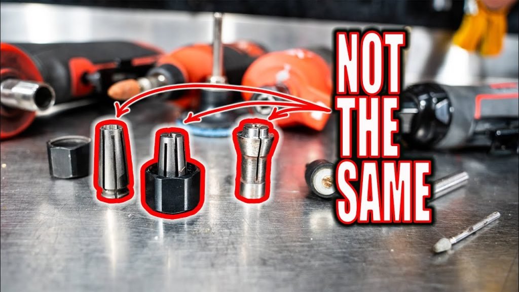 Collets and Safety Collets - How To Use 1/8" Accessories with a 1/4" Collet Die Grinder 5 Collets and Safety Collets - How To Use 1/8" Accessories with a 1/4" Collet Die Grinder