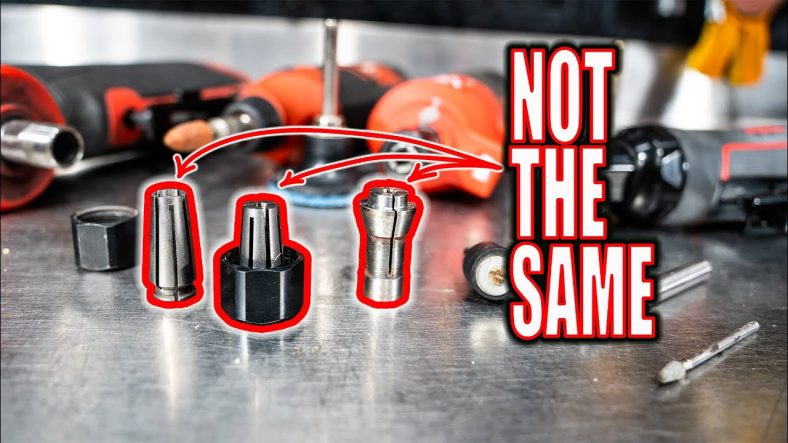 Collets and Safety Collets - How To Use 1/8" Accessories with a 1/4" Collet Die Grinder