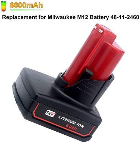 1678379289 813 Elefly M12 Battery 60Ah and Replacement for Milwaukee M12 Battery