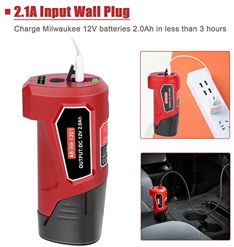 1679333504 880 KUNLUN 2Pack 12V Battery 30Ah and USB Power Source Battery