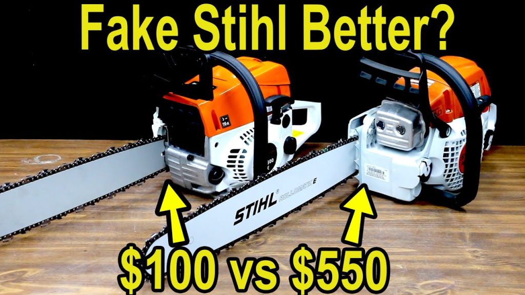 100 Knockoff vs 550 Stihl Chainsaw? Let's Settle This! Cutting Speed