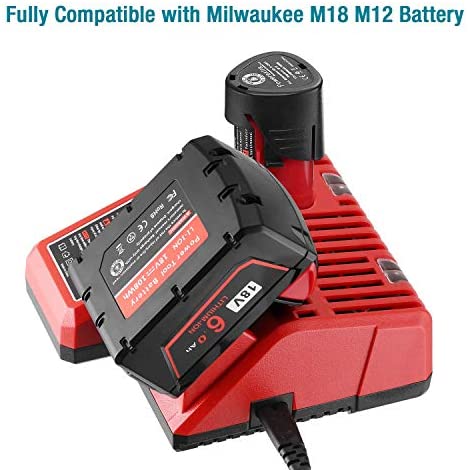 1680633740 580 Upgraded 60Ah 18V Replacement Battery Compatible with Milwaukee M