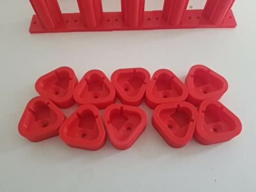 1682285397 319 10 Pack Tool and Battery Holders Mount for Milwaukee M12