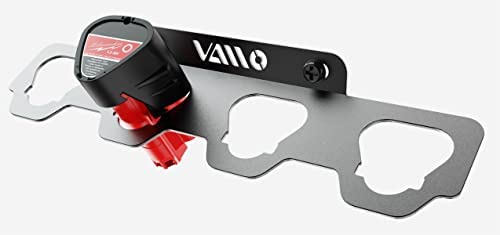 1682550334 81 VAIIO Compatible Milwaukee M12 12V Battery Rack Holder Wrought Iron