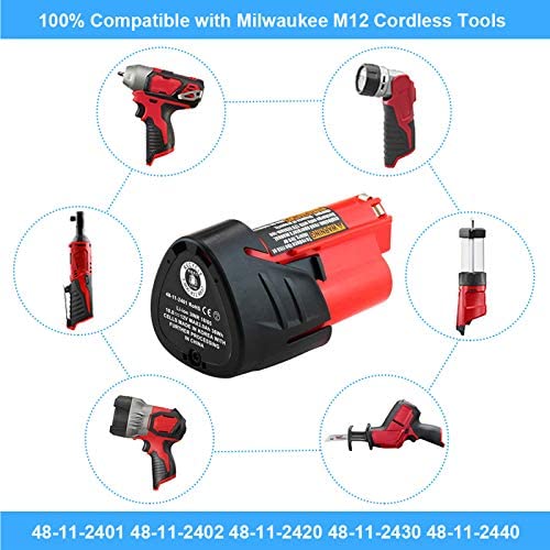 1682898825 885 Topbatt 30Ah Replacement Battery Compatible with Milwaukee M12 12V Battery