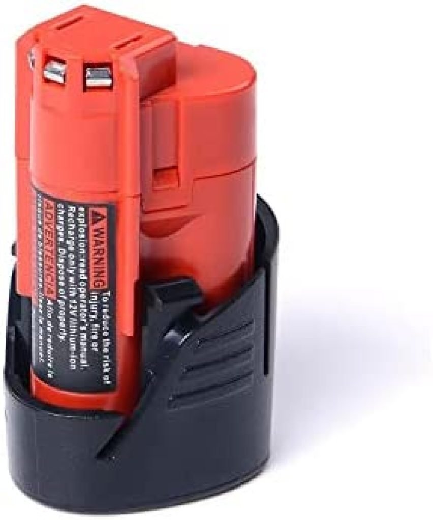 Lizone 3Ah 12V Lithium Battery Replacement for Milwaukee 12V Battery - Compatible with Milwaukee M12 48-11-2402 48-11-2411 2207-21 2238-20 48-11-2401 2456-21 48-11-2440 2457-20 Battery 1 315pLzy OdL. AC