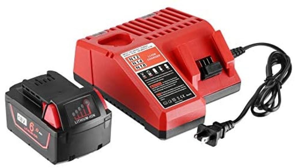 Upgraded 6.0Ah 18V Replacement Battery - Compatible with Milwaukee M 18 48-11-1852 18V Lithium XC Cordless Power Tools & Charger for Milwaukee M12 M14 M 18 Li-ion Battery 21 41wu1Rk0KHL. AC