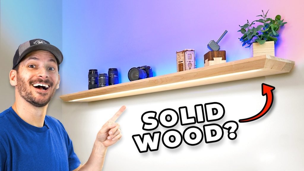 I Built a Better Floating Shelf with Hidden LEDs 7 I Built a Better Floating Shelf with Hidden LEDs