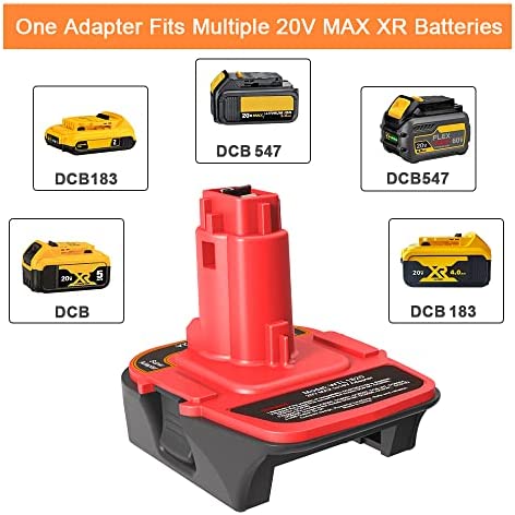 1683774121 755 AMICROSS Battery Adapter Replacement for Dewalt 18V to 20V Converter