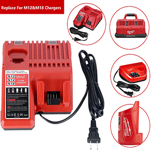 1683949945 122 M12 M18 Multi Voltage Lithium Ion Battery Charger for