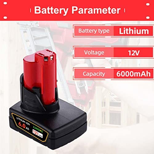 1685086565 849 LUMSING M 12 6000Ah 12V Lithium Ion XC Extended Capacity Battery 2 Pack