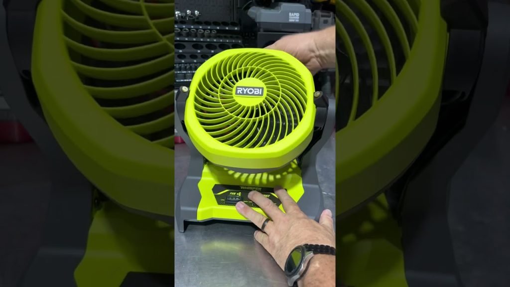 KEEPING COOL! Ryobi 18V Fan and Mister PCL851 #ryobitools #homedepot #diy