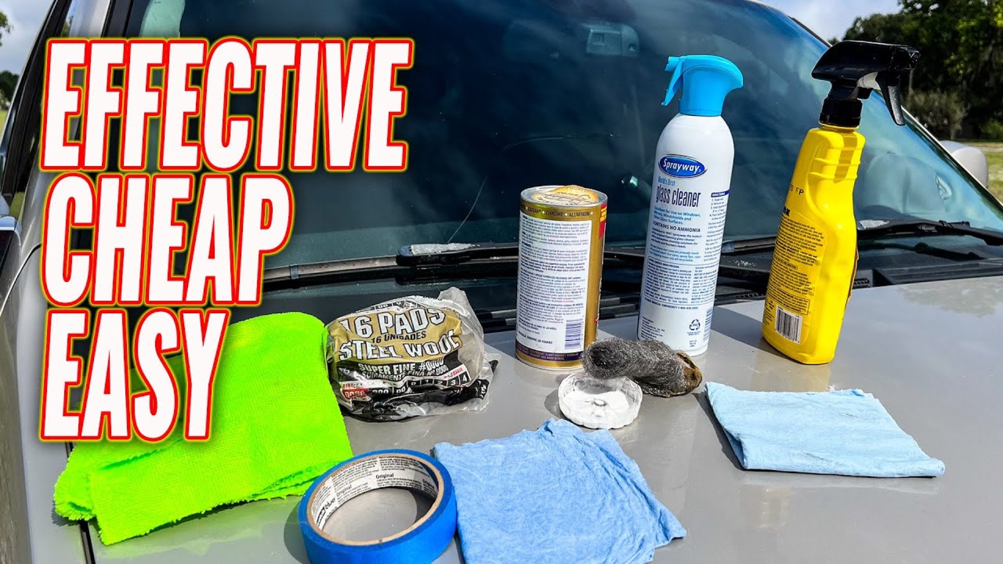 SIMPLE SOLUTION! How To Deep Clean A Windshield and Repel Water [DIY ...