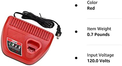 1687699137 493 Replacement Charger Compatible with Milwaukee 12 Volt Battery Charger Genuine