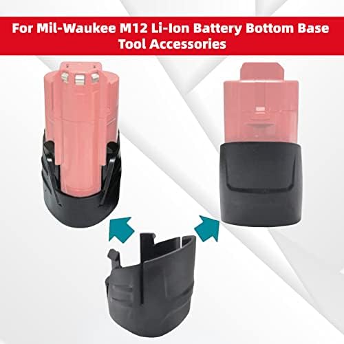 1687958531 689 4Pack M12 Battery Plastic Bottom Case Broken Battery Case Replacement