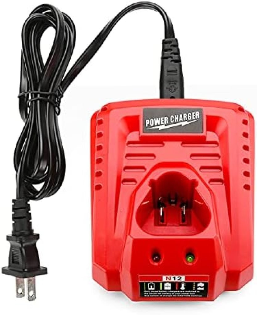 Ahomtikk 12V M12 Ripd Charger Replacement for Milwaukee M12 Battery Charger, Compatible with Milwaukee M-12 Lithium Battery 12Volt XC 48-11-2401 48-11-2411 48-11-2412 48-11-2420 48-11-2440 48-11-2460 25 41IykrMeT0L. AC