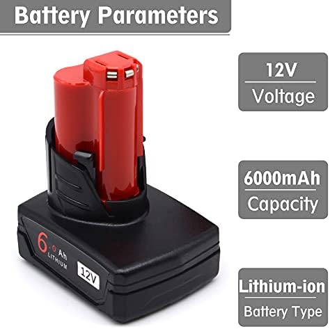 1689869006 469 BAT 2 Pack 12V 60Ah Lithium ion Replacement Battery Compatible with