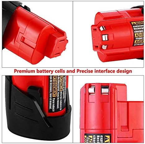 1690218827 649 2Pack 12V 3000mAh Lithium ion Replacement for Battery Compatible with 12