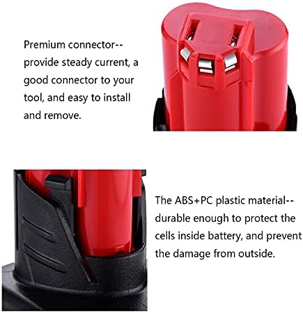1690565621 577 EXXACT PARTS 12V 50Ah Lithium ion Milwaukee M12 Replacement Battery for