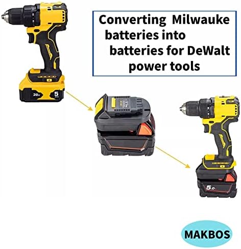 1690826896 864 Alian MIL18DL Battery Adapter for Milwaukee 18V to for Dewalt
