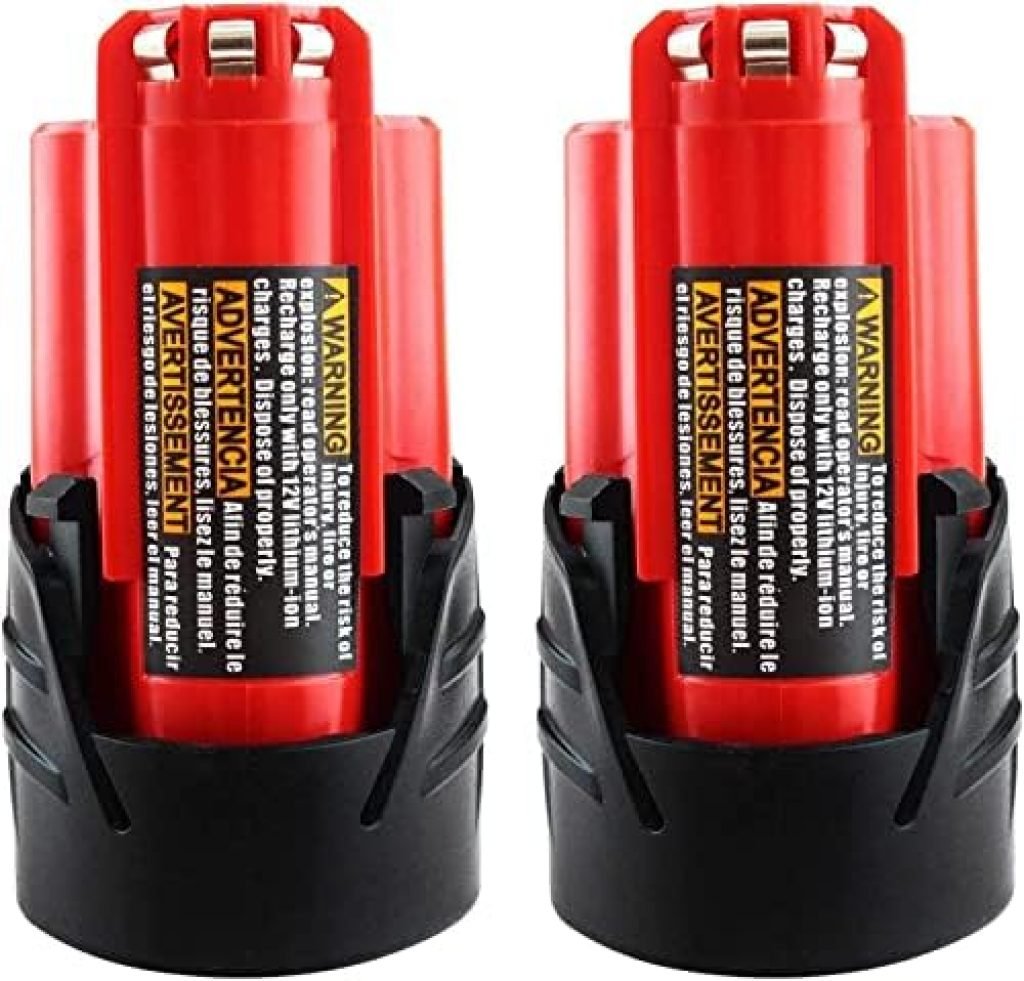 3000mAh Replacement Battery for Milwaukee 12V Battery for M12 Battery 48-11-2411 48-11-2402 48-11-2440 Lithium-ion Battery For Milwaukee Battery Cordless Drill Tools 48-11-2402 48-11-2412 2455-22 37 51pW8Lb3OuL. AC