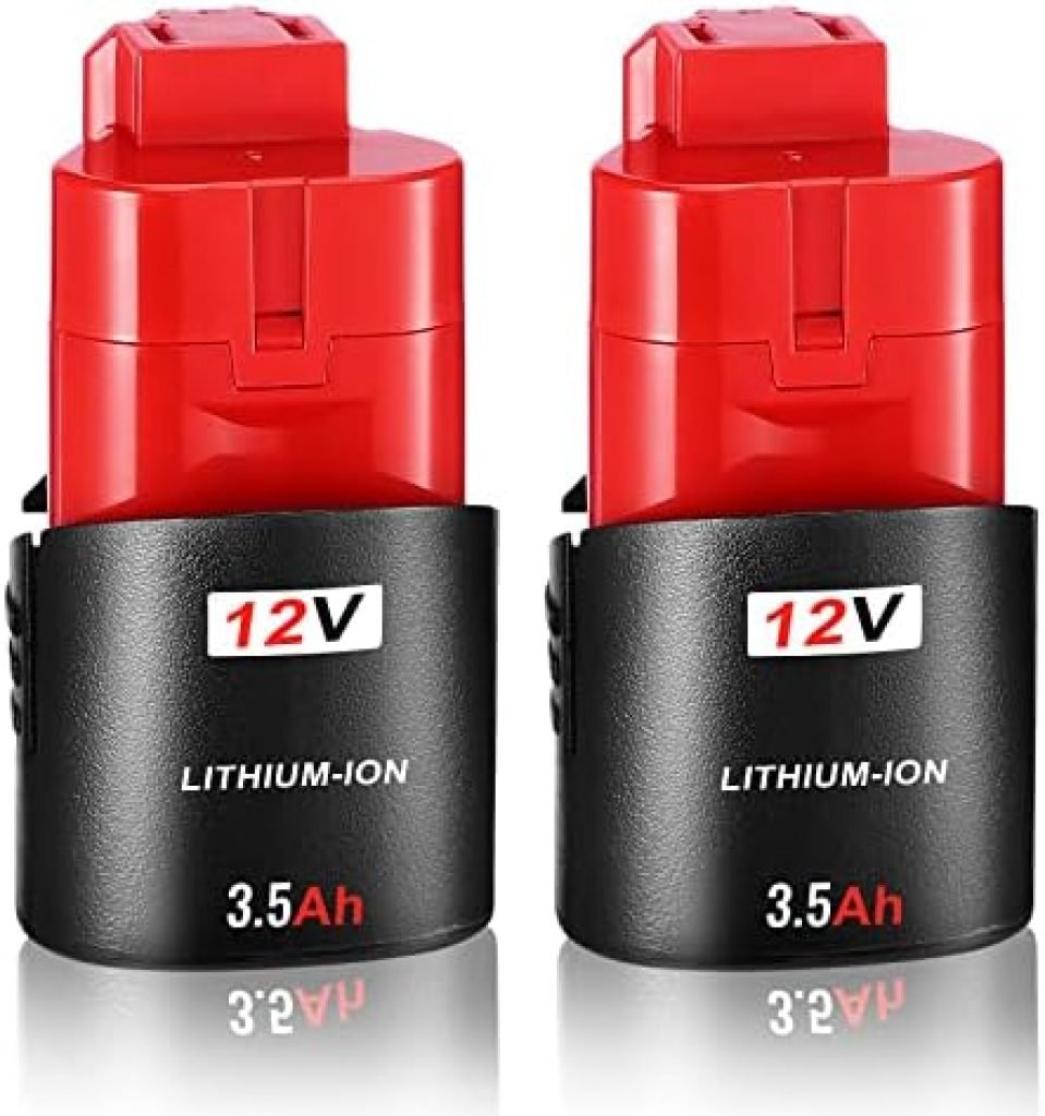 Fayeey 3.5Ah M12 Replacement Battery for Milwaukee M12 Battery 2Pack 12V Lithium-ion Batteries Compatible with Milwaukee XC 48-11-2440 48-11-2402 48-11-2460 Cordless Power Tools 11 51sZxZTalJL. AC