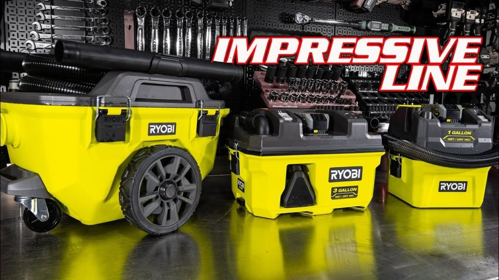 ARE ANY WORTH HAVING? RYOBI 18V Wet Dry Vacuums - 1 gal, 3 gal, & 6 gal. [PCL733, PCL734, PCL735]