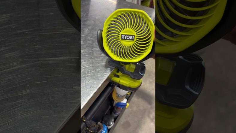 Cool Down with the RYOBI PCF02 18V Camp Fan #review #ryobitools