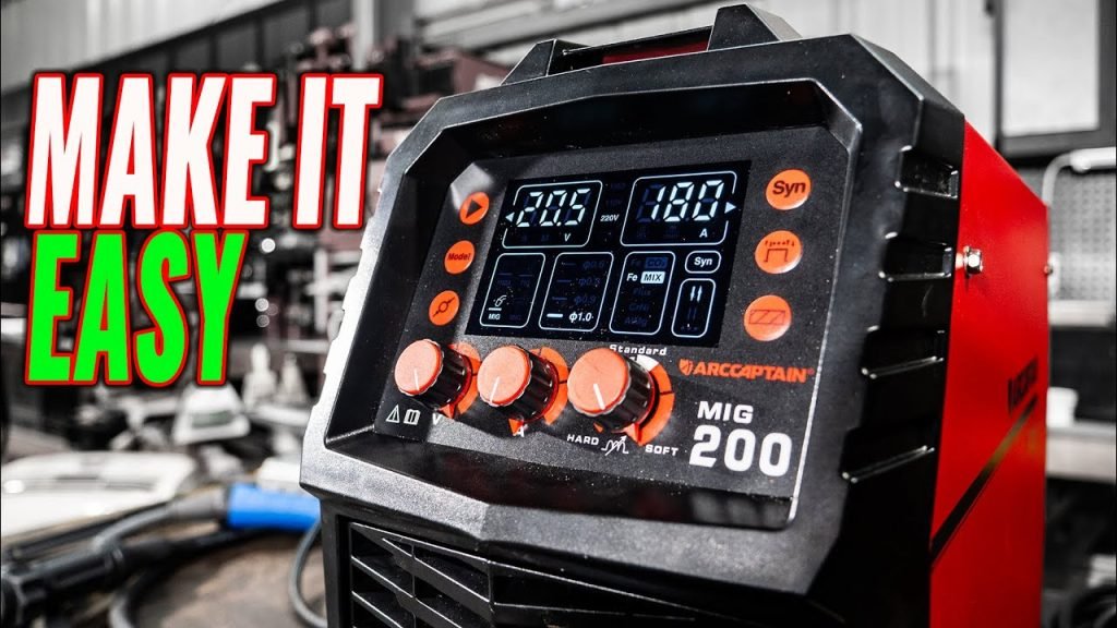 Start Welding in Minutes for just $400. ArcCaptain MIG200 MultiProcess Welder [110V/220V]