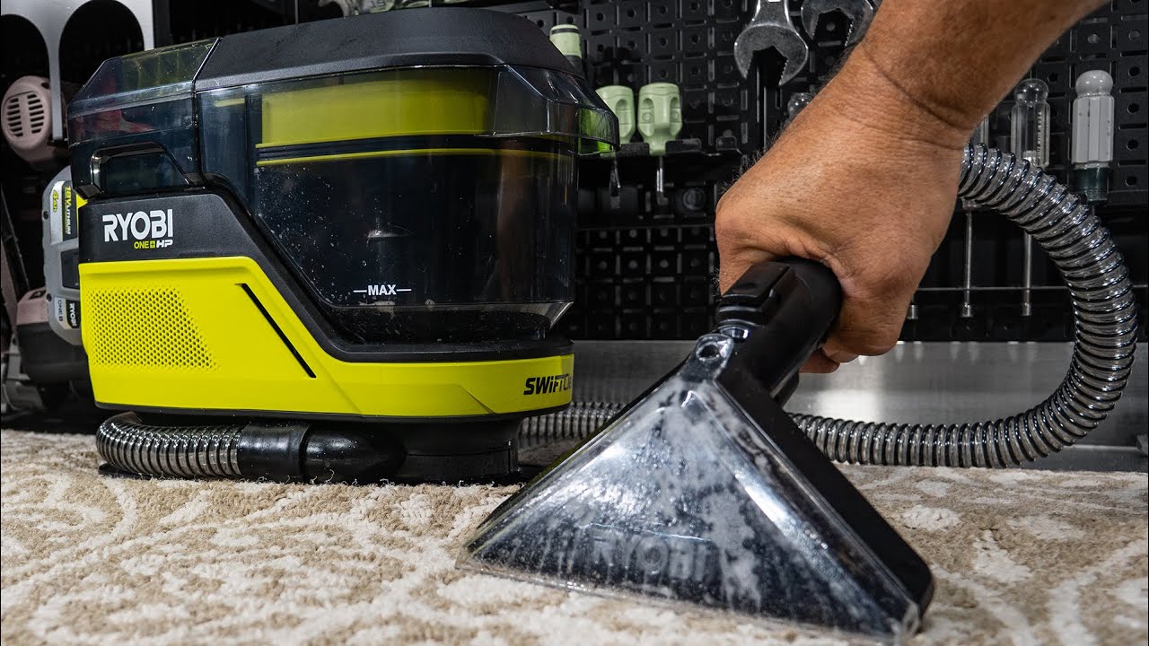 SPILL IT!! RYOBI 18V HP Mid Size Spot Cleaner Review [PBLHV704K]