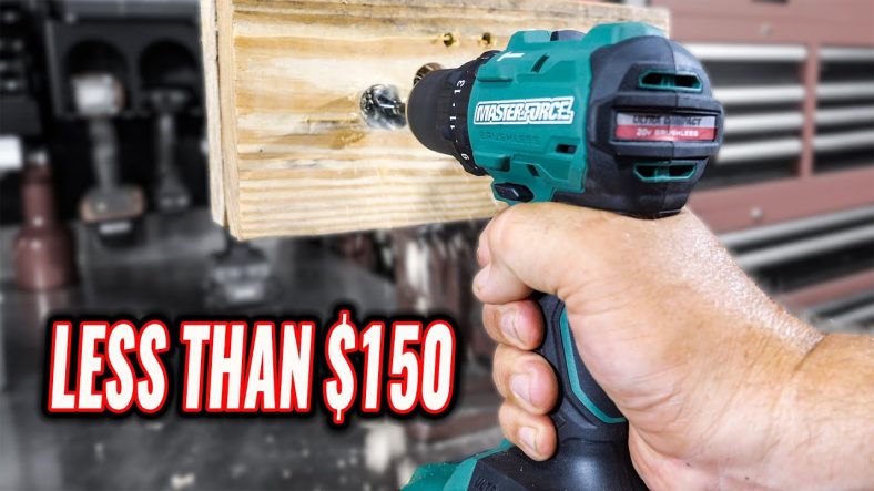 MASTERFORCE 20V Brushless Compact 1/2" Hammer Drill Driver Review [Menards]