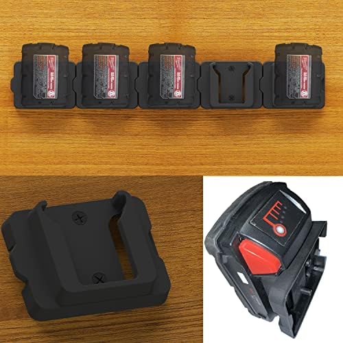 1691088280 169 Gijok Battery Holder for Milwaukee M18 18V Battery No Battery