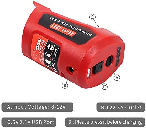 1691261722 716 2Pack Jialitt 30Ah Replacement for Mil 12V Battery with USB