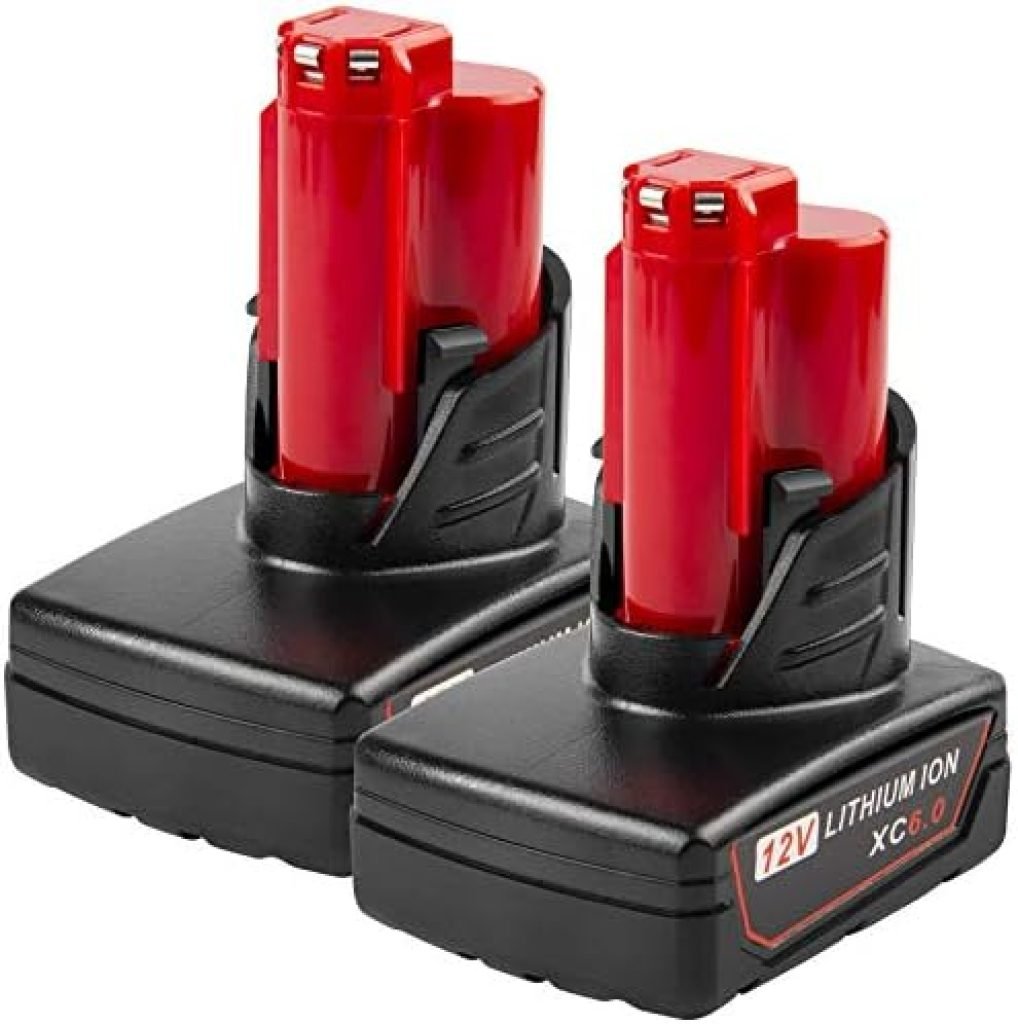 ARyee 2Pack Upgraded 6000mAh 12V M12 Lithium Battery Compatible with Milwaukee M12 Battery 48-11-2410 48-11-2420 48-11-2411 48-11-2401 48-11-2402 12V M12 Cordless Tools 15 41z5YOBpEtL. AC