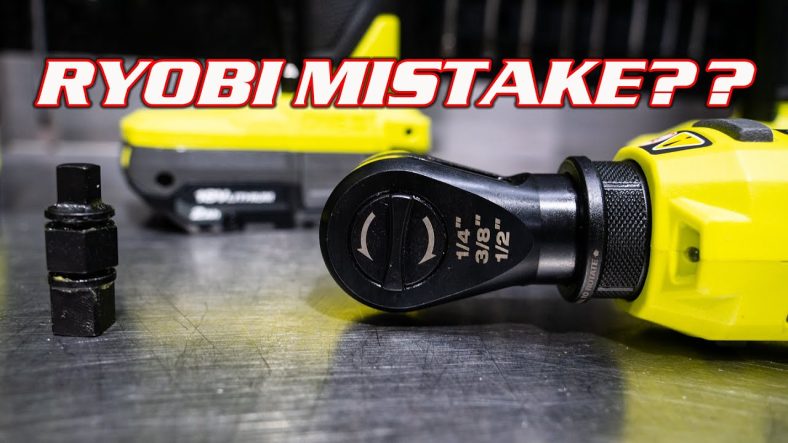 WHAT DID THEY DO? RYOBI PCL280 18V Cordless Ratchet - A Different Breed!