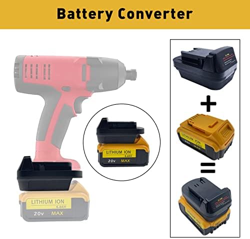 1695174865 212 ZDTZAN DW18ML DL18ML Battery Converter for Dewalt 20V Battery to