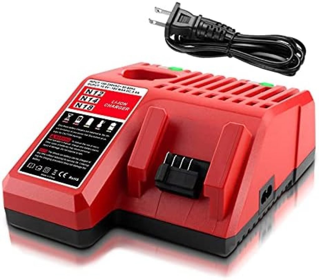 ADVNOVO M12 M14 M18 Rapid Charger Compatible with Millwaukie 12V-18V M12 M14 M18 Lithium Battery 48-59-1812 48-11-2420 48-11-2440 48-11-1840 48-11-2401 48-11-1890 48-11-1820 48-11-1850 1 41lQ5J44OnL. AC