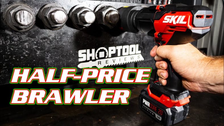 CHEAP POWER! SKIL IW5761 20V Brushless Mid-Torque Impact Wrench Review