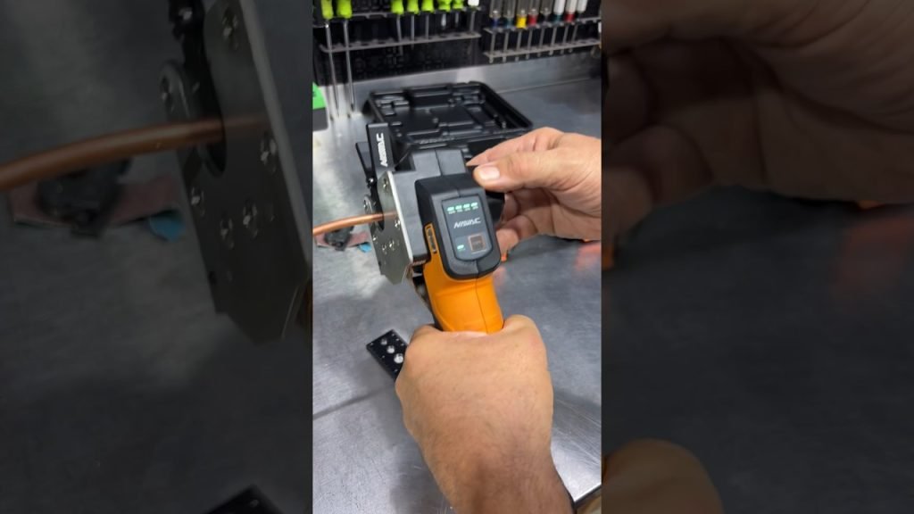 NAVAC Cordless Flaring Tool #tools #copper #hvac 7 NAVAC Cordless Flaring Tool #tools #copper #hvac